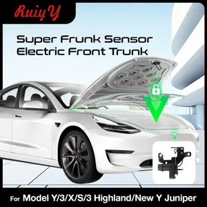 Ruiyyco Super Frunk Sensor Electric Front Trunk for Tesla Model Y/3 2021-2024 Automatic Soft-Close Suction Locking Upgrade