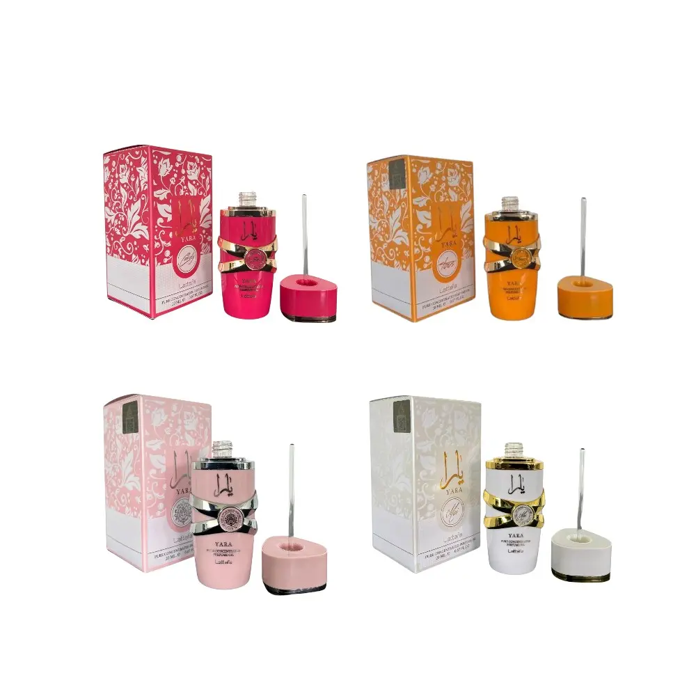 Lattafa | Yara Candy + Pink+ Tous + Moi | Womens Fragrance | 20ML Pure Concentrated Oil | Eau De Parfum | Fruity-Floral, Citrus, Fresh Notes