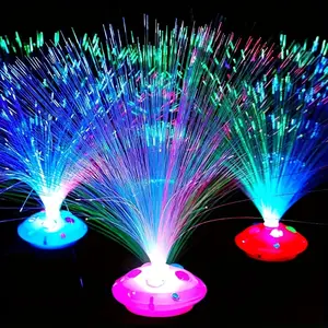 2pcs LED Fiber Optic Lights, Christmas Colorful Holiday Decorative Lights Party Lighting, Halloween Gifts, Can Be Used For Home/Office Decoration Lighting Ornaments