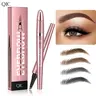 Waterproof Micro-Fork Eyebrow Pencil, Long-Lasting Brow Pen for Natural Hair-Like Strokes, Smudge-Proof Makeup Tool for Daily Use & Soft Glam. #sohochic