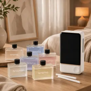 smart aromatherapy humidifier and essential oil diffuser set is equipped with an 1800mAh battery and offers seven misting modes, making it ideal for use in homes, offices, bedrooms, and hotels.