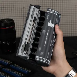 [128-In-1 Screwdriver Set] A Single Piece 128-In-1 Precision Screwdriver Set, Featuring a Magnetic Drive Kit with a Flexible Shaft, Designed for Professional Repairs.Suitable for repairing computers/watches/glasses, etc