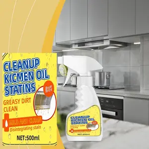 500ml Kitchen Spray Cleaner andDegreaser, Antibacterial All PurposeCleaner for Kitchens, Counter tops,Ovens,and Appliances,lemon Scent