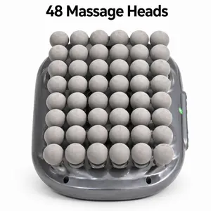 Handheld Massage Gun - 48 Massage Heads, Multi-Functional USB Rechargeable Device with Storage Case,Ideal Gift for Friends and Family (Includes Resistance Bands)