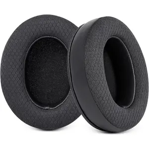 Replacement Earpads for Audio Technica ATH M50X/M40X/M30, HyperX Cloud/Alpha, Sony MDR-7506 Series, Steelseries Arctis earpads Replacement, Ear Cushions Also fit Turtle Beach Stealth & More