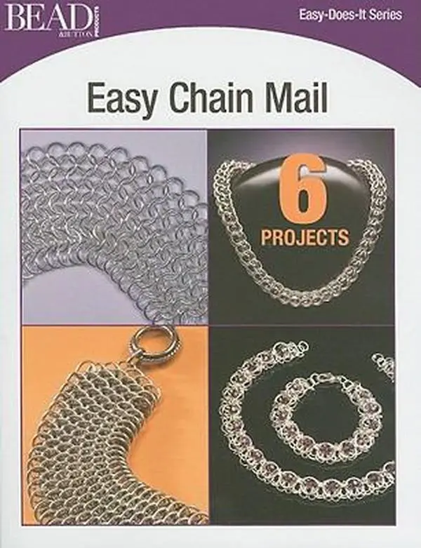 USED Book - Easy Chain Mail: 6 Projects (Easy-Does-It) by Bead & Button Magazine (Paperback) - english