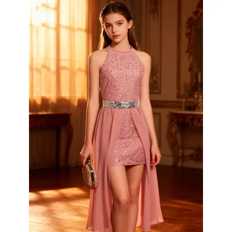 teen party dresses Cute Pink V Neck homecoming Dress, Cheap Short Prom for teens Promnova taffeta cumber band and sash tie in back Fully lined Taffeta and tulle mesh 100% poly Imported Dry clean only DUE TO INCONSISTENCIES BETWEEN DISPLAY SCREENS Girls' Party Dresses | Nordstrom