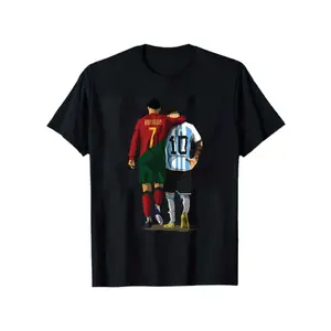 Football player's back Football enthusiasts men's short-sleeve T-shirt, casual sport shirt, suitable for outdoor daily wear, perfect for holiday gifts, birthday gifts, for family, for loved ones, for dad.