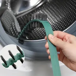 Drum Washing Machine Cleaning Brush, Slot Cleaning Brush, New no-Remove Washing Machine Cleaning Brush, Portable for Washing Machine and a Variety of Flat Slot Cleaning Brushes
