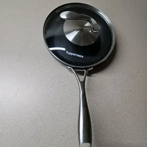 Chef Series II pans - 8" skillet or 7.4 qt non stick PFOA free cast hollow handle stainless steel, hard anodized aluminium, Eterna anti stick coating up to 450 degrees Oven Metal Lightweight