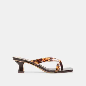 Dolce Vita BREVEL VINYL HEELS TORTOISE JELLY