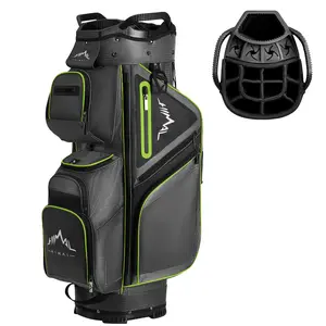UNIHIMAL 15-Way Golf Cart Bag, Premium Anti-Shake Divider Top Golf Bag with Comfortable Handles, Magnetic Pocket and Rain Cover