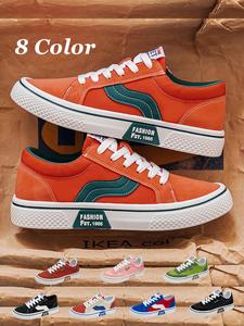 unisex's fashionable  skate shoes, casual breathable comfortable sports shoes, non-slip sneakers for men & women