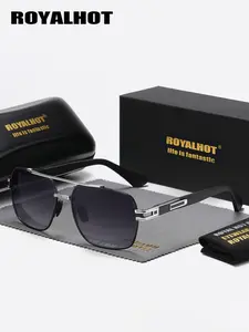 Simple Trendy Sunglasses for Everyday Use, Summer Casual Square Frame Fashion Sunglasses, Travel Accessories, National Day Offers