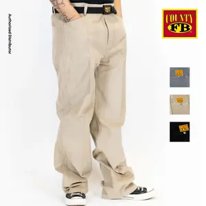 FB County Men's OG Corduroy Pants - Casual Kakis, Stylish Trousers for Hip Hop LA Streetwear Enthusiasts