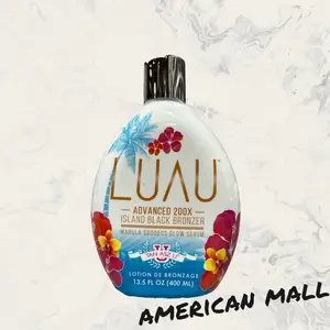 Tan Asz U Luau Advanced 200X Island Black Bronzer Tanning Lotion 13.5 oz Body Care Moisturize