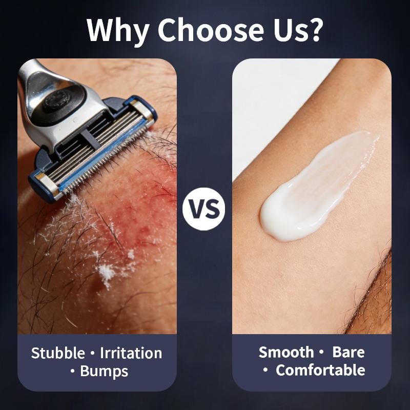 NO HAIR CREW Intimate Cream – Eliminate Stubble & Ingrown Hairs, Bare Smooth