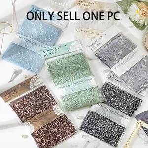 Vintage Lace Material Paper, 16pcs/set Crafts Kit Scrapbooking & Journal Making Paper, DIY Decorative Paper for Scrapbooking & Journal Making, Crafting Kit, Craft Kits