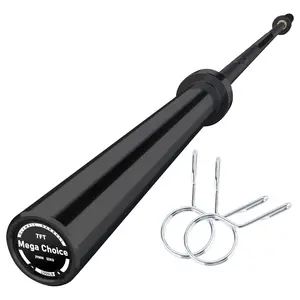 Superior 7FT International Games Barbell 45LB – Heavy Duty Alloy Steel, 1500LB Capacity, Fits 2" Standard Plates, Includes 4FT Short Bar (500LB) & 47" EZ Twist Bar, Perfect for Powerlifting, Bench Press, Home Gym