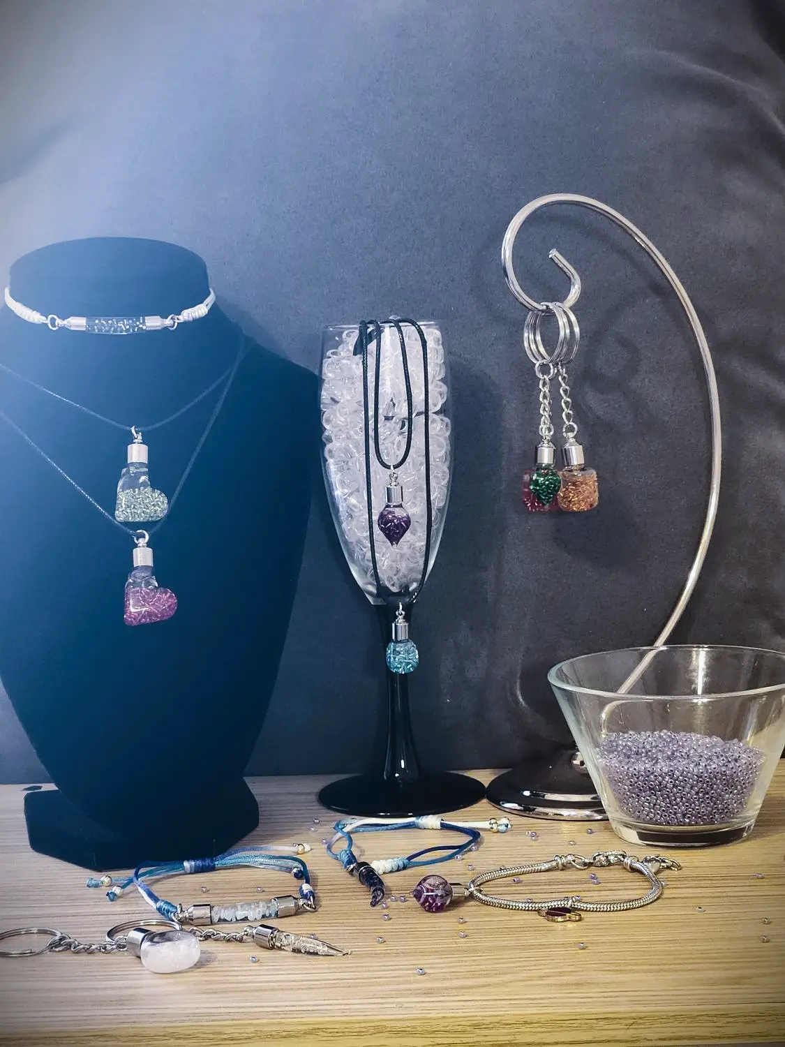 Personalized Name on Rice Charms for Customizable Jewelry
