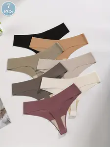 Women's Seamless Underwear Set, Thin & Sexy Design, Perfect for Daily Wear, Yoga, All-Season Comfort, Slim Fit Style, Casual Soft Panties