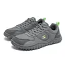 HOBIBEAR Men's Barefoot Wide Toe Box Walking Shoes - Lightweight Breathable Shoes, Synthetic, No Arch Support Thin Outsole, Natural Shape, Anti-Slip Rubber Sole, Male, Laces, Less Than Ankle, Mensfashion, Toe Pain Relief for Spring-Autumn Casual Sports
