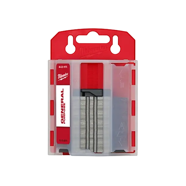 Milwaukee 48-22-1900 Engineered 100 PC General Purpose Utility Blades w/ Dispenser, Durable Cutting Tool Knives to Maximize Cutting Efficiency, Durability, Dispenser Pack