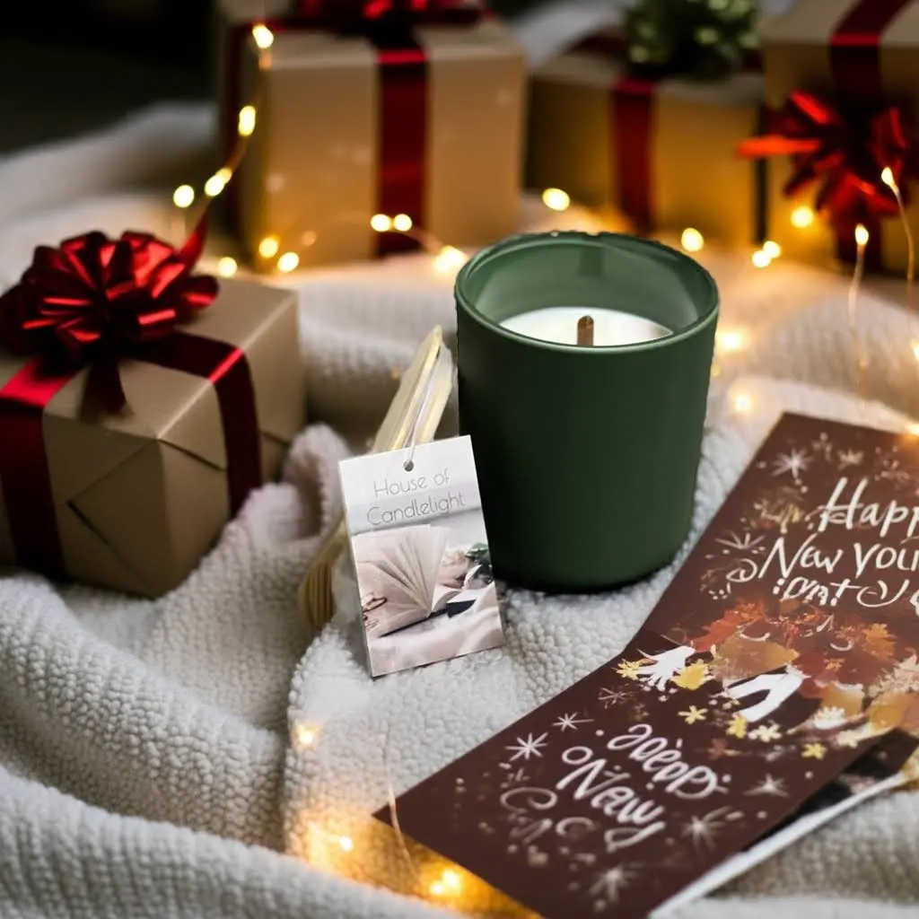 House of Candlelight Sugar Me Candle - Signature Scent Olive - Premium Quality Aroma Decor Scented Perfume Ornaments Gift Decoration