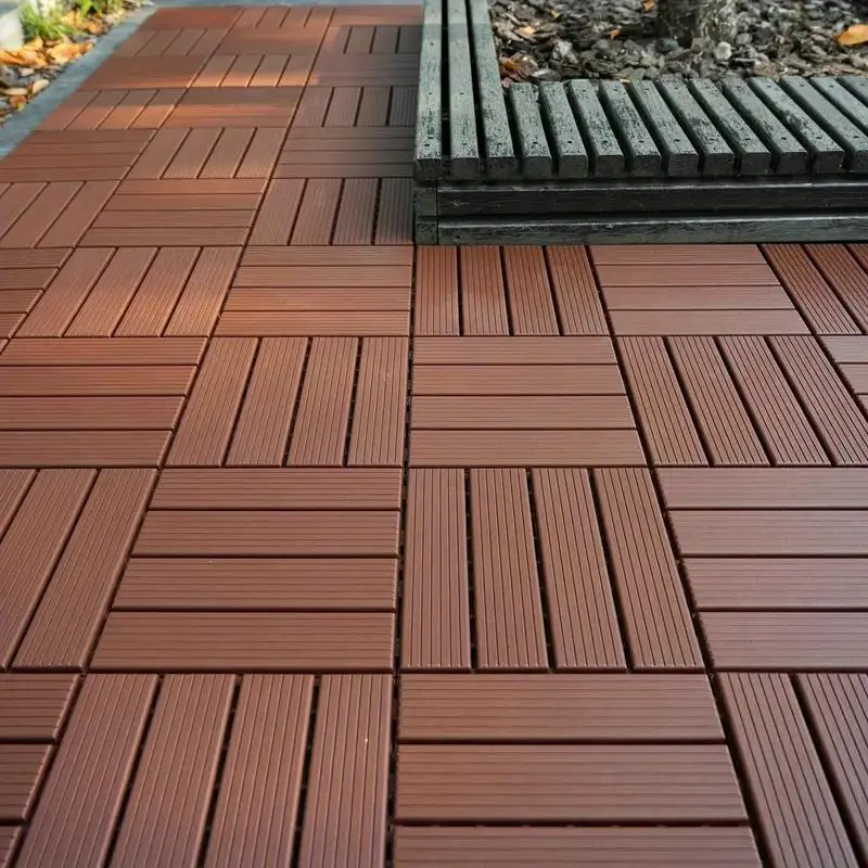 Plastic Floor Tile, Waterproof Outdoor Floor Tile, Garden Decoration, Square Floor Tile for Garden Patio Yard Deck, Garden Decor