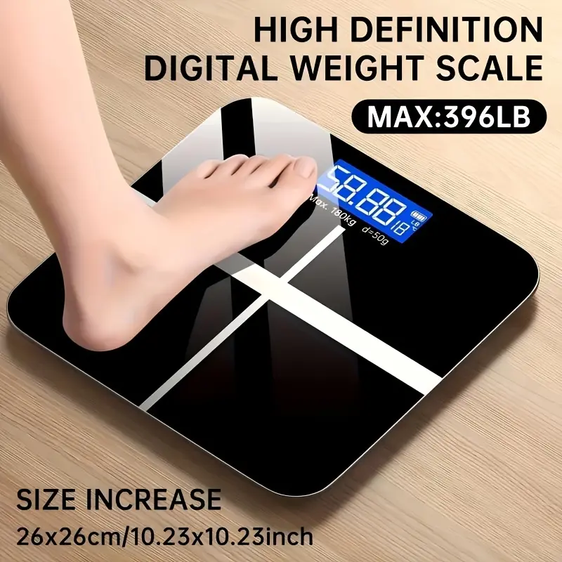 Smart Body Fat Scale, High Accuracy compatible Electronic Scale, HD Display App Connection Intelligent Body Fat Scale Christmas Gifts Smart High