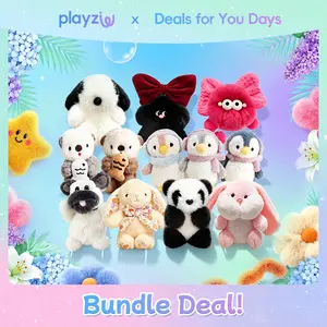 playzuu Panda Puppy Sea Otter Penguin Bunny Star Dog Adorable Keychain Accessory Perfect for Bags, Luggage, or Home Decor Ideal Gift for Friends or Kids on Holidays #summerwins