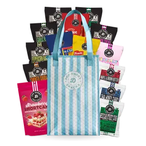 Reuseable Cooler Bag with 13 bags of pretzels + BONUS BAG of Strawberry Shortcake