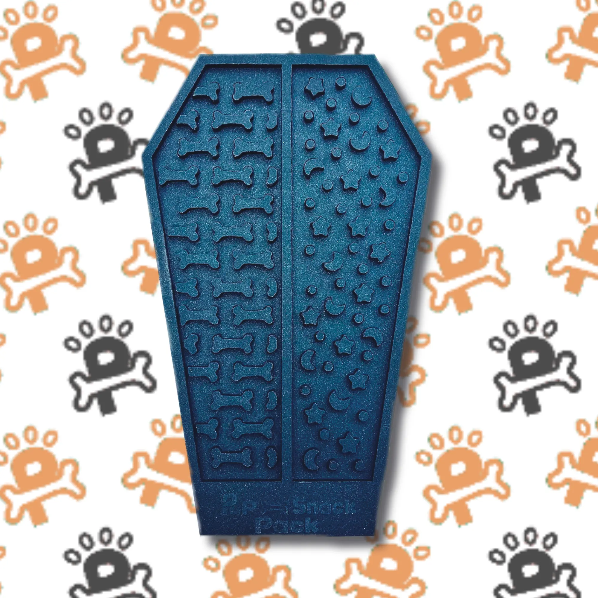 Coffin Silicone Lick Mat for Dogs and Cats | Pet Feeding Mat | Slow Feeder Enrichment