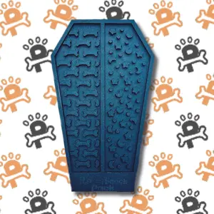 Coffin Silicone Lick Mat for Dogs and Cats | Pet Feeding Mat | Slow Feeder Enrichment