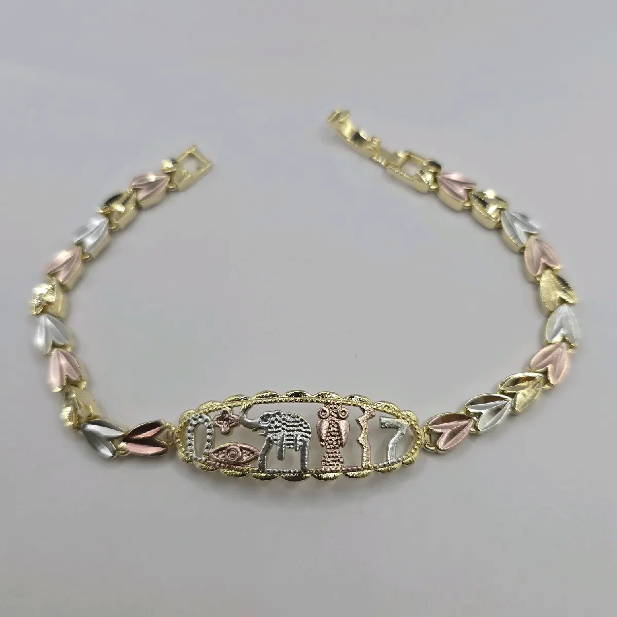 Bracelet new style seven powers three colors beautiful style 7"inches