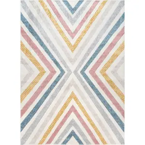 Neveah Contemporary Chevron Area Rug