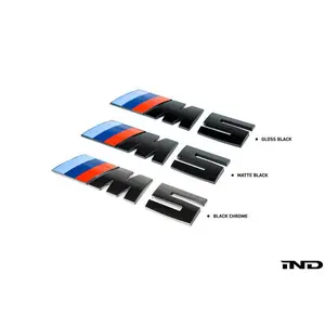 IND F90 M5 Painted Trunk Emblem