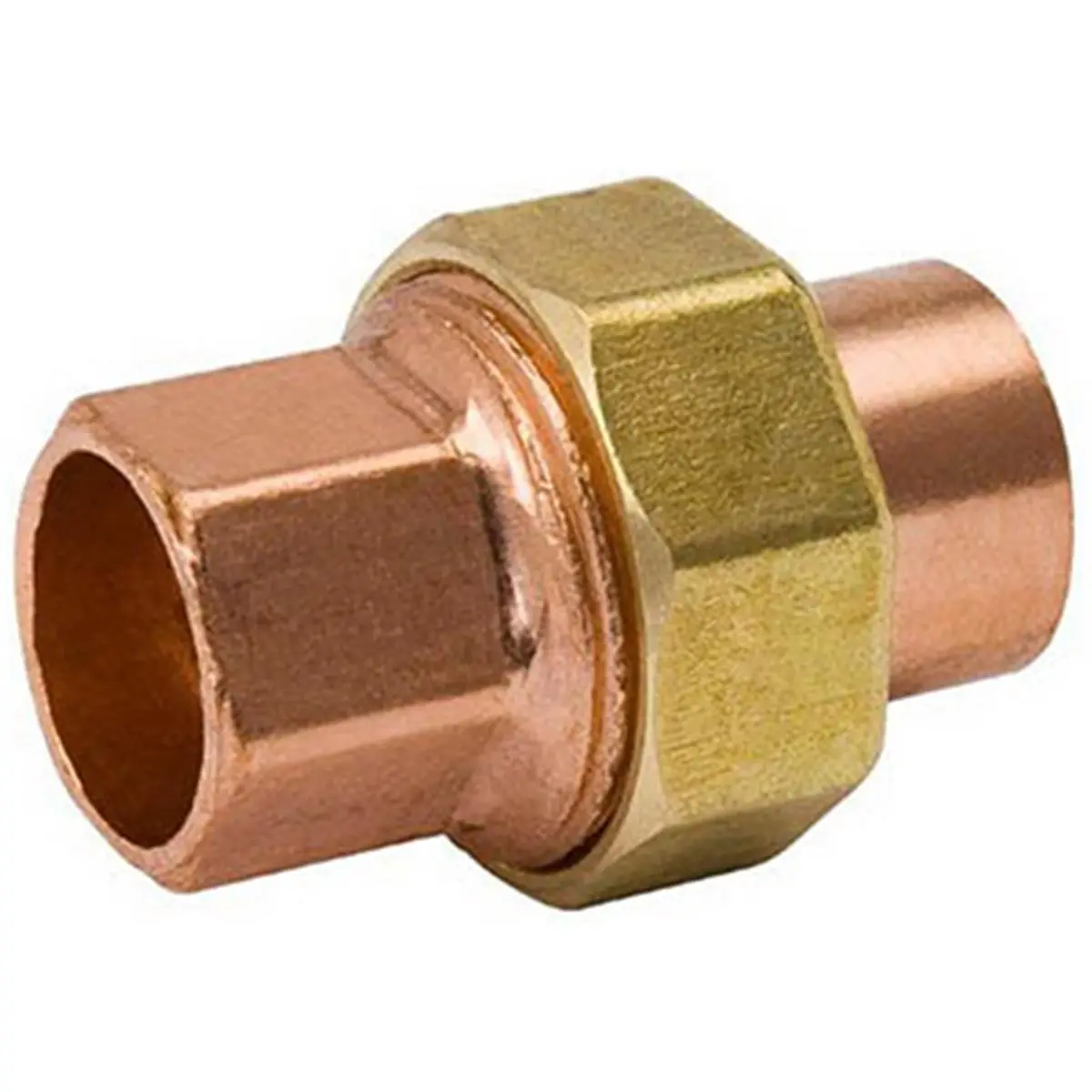 Mueller Industries 212 MAIN W 68004 Threaded 0.75 in. Copper Water Pipe Fitting for Potable Use in Sailing Water Sports