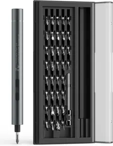 Mini Electric , 42 in 1 Precision  Set  Small Cordless Power  with LED Light & 37  Bits, Repair Tool for Phone Laptop Camera Watch Computer