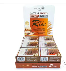 Simply Bella Luxury Rice Soap Collection - Face & Body Extract Hydrate - Natural Nourish Skin - High-Quality Ingredients - Radiant Complexion - Multi-Tasking Beauty Essentials Fragrance Cleansing