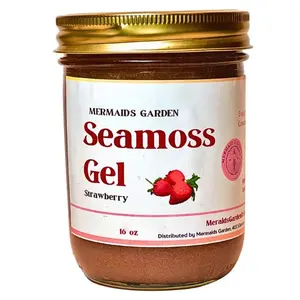 Strawberry Sea moss gel superfood  16 oz