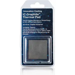Graphite Thermal Pad – Permanent Replacement for Thermal Paste/Grease (40 X 40mm)