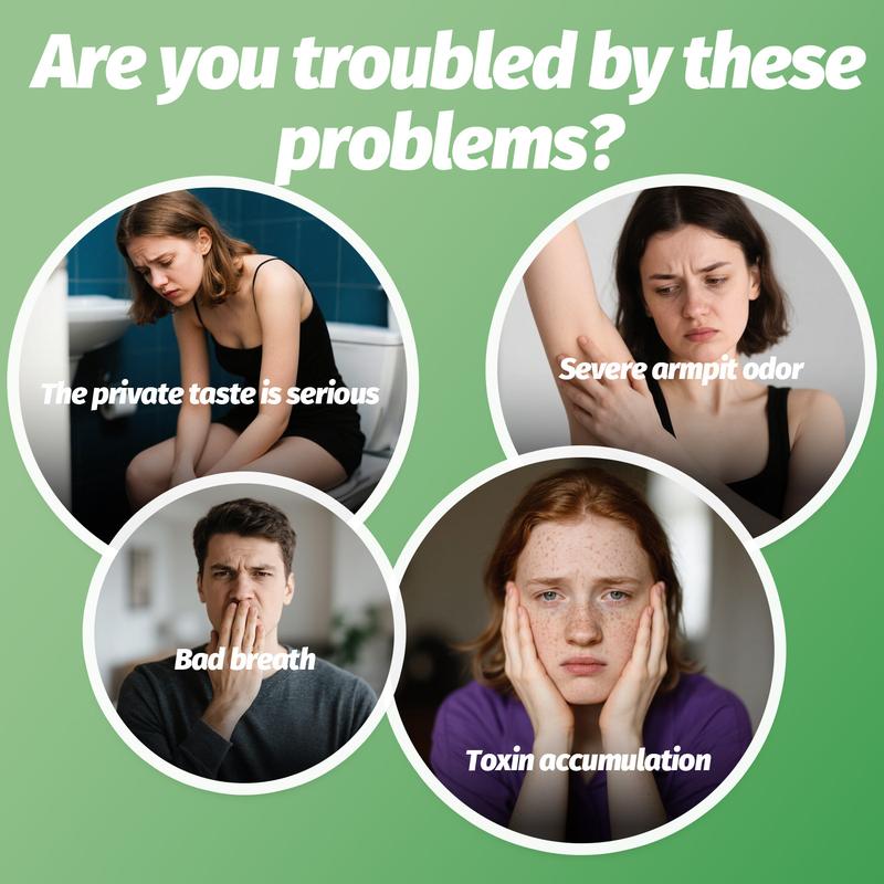 VTMGO Body Magic Chlorophyll  Capsule Healthcare Supplement - Natural Deodorant and Detox - Gut Support Healthcare Liver