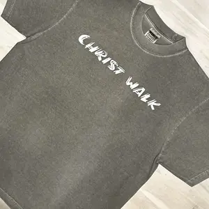Christ Walk Heavyweight Premium Christian Unisex Graphic T-shirts Fashion