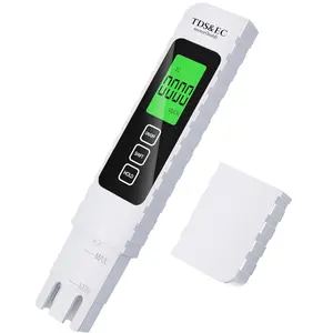 4 in 1 Digital Water Quality Tester - TDS/EC/Temperature(?C/?F)TDS Meter | 0-9999 ppm | for Drinking Water, Hydroponics, Aquariums, RO Systems (2025 )