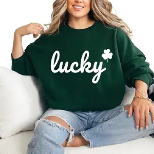 Stylish Women's St. Patrick's Day Sweatshirt With Lucky S Sweater