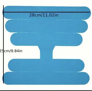 10pcs Pre-Cut Kinesiology Sports Tape for AnkleSupport - Universal Fit Elastic Athletic Muscle Tape,Ankle Protection for Basketball, Soccer,Skateboarding & More