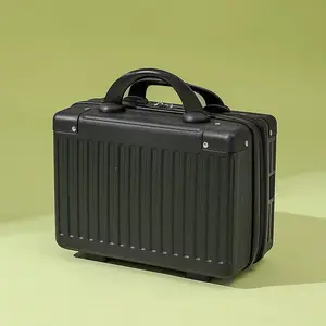 14-Inch Carry-On Hand Suitcase Cosmetic Bag Small Cabin Travel Mini Carrier Suitcase Storage Box Makeup Cases Luggage for Women