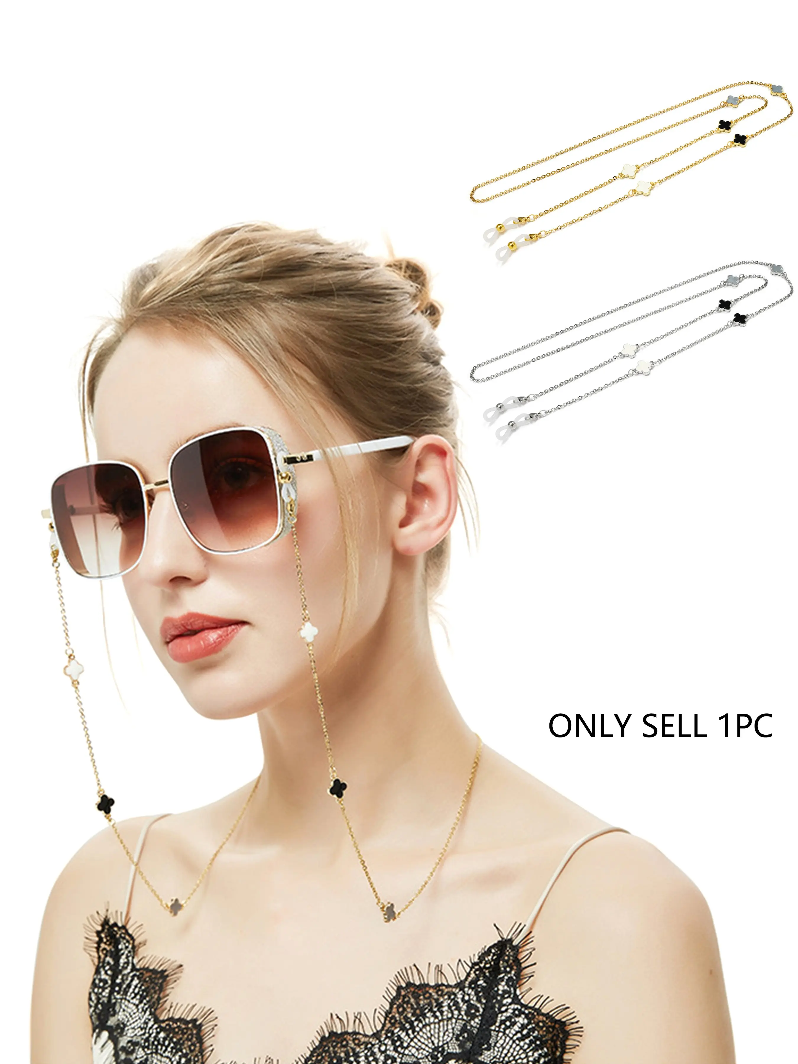 Multifunctional Eyeglass Chain Mask Strap, Versatile Sunglasses Reading Glasses Necklace, Adjustable Hanging Neck Cord, Glasses Holder, Eye Glasses Holders, Eyeglass Holders Around Neck, Eyeglasses Holder