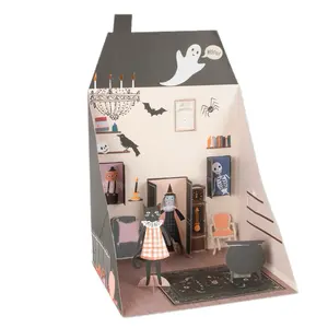 Meri Meri Brand new! Halloween Pop Up Haunted House! Paper doll, activity sheets! Super Cute! Brand New!